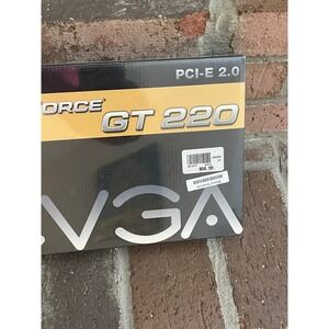 EVGA NVIDIA GeForce GT 220 1GB DDR2 PCI-E 2.0 Graphics Card VGA DVI New Sealed